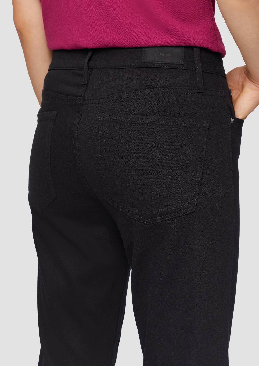 S.Oliver Cropped Jeans / Regular Fit / Mid Rise / Flared Leg