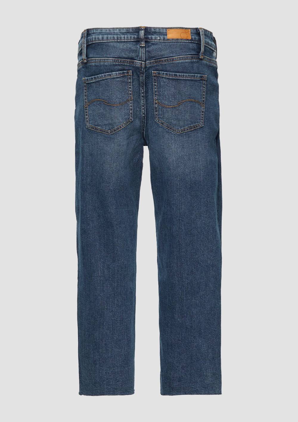 S.Oliver Cropped-Jeans / Slim Fit / Mid Rise / Straight Leg