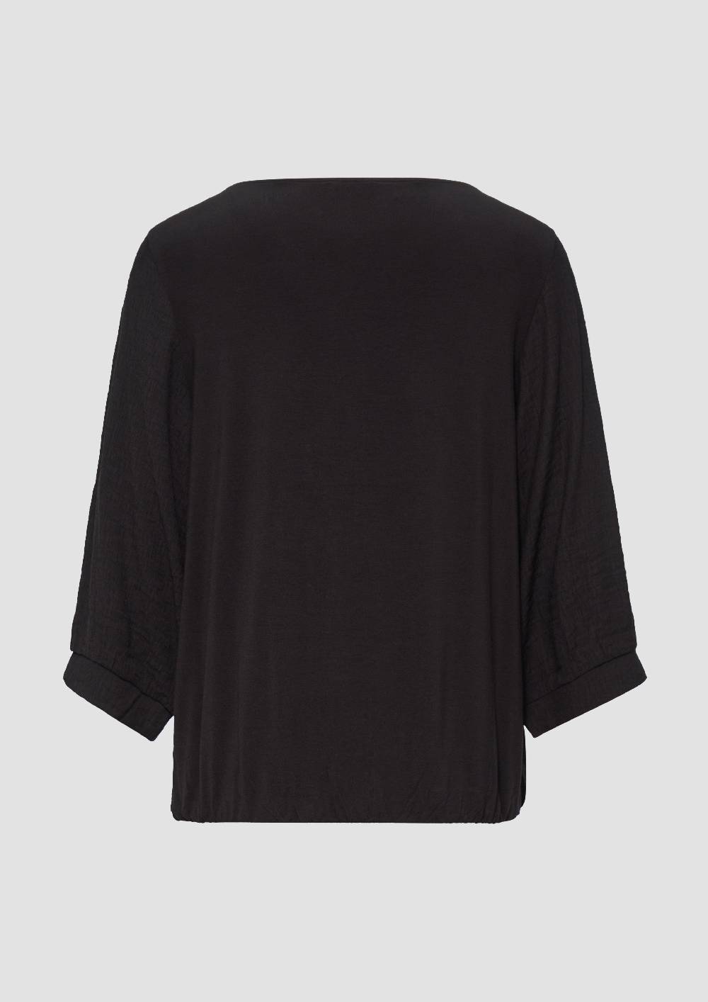 S.Oliver Fabricmix-Shirt Im Relaxed Fit Mit Weitem Ärmel