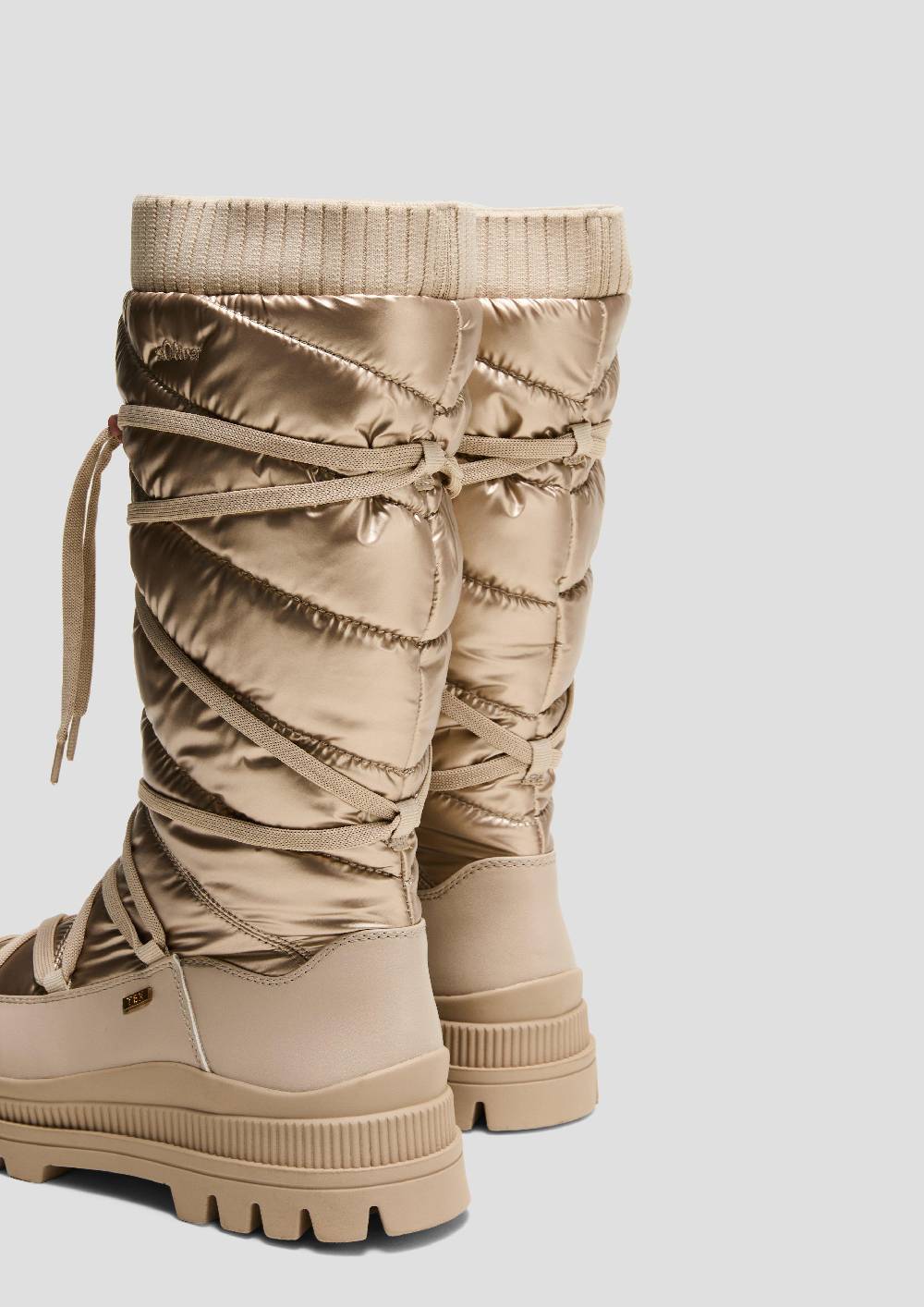 S.Oliver Gefütterte Tex-Stiefel In Glänzender Optik