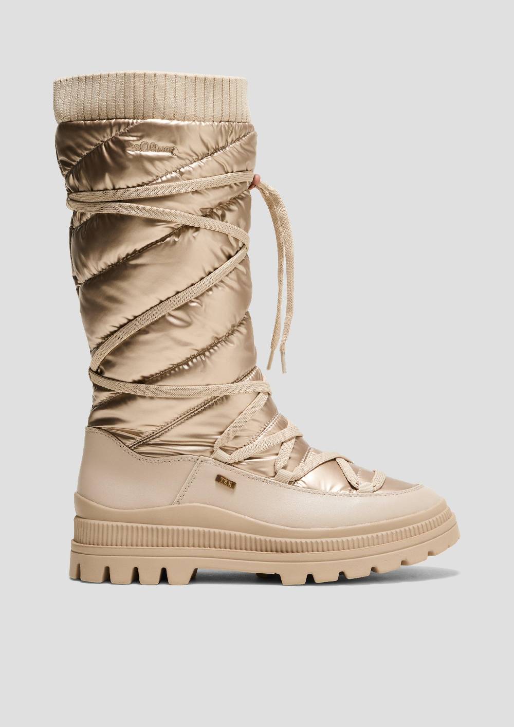 S.Oliver Gefütterte Tex-Stiefel In Glänzender Optik