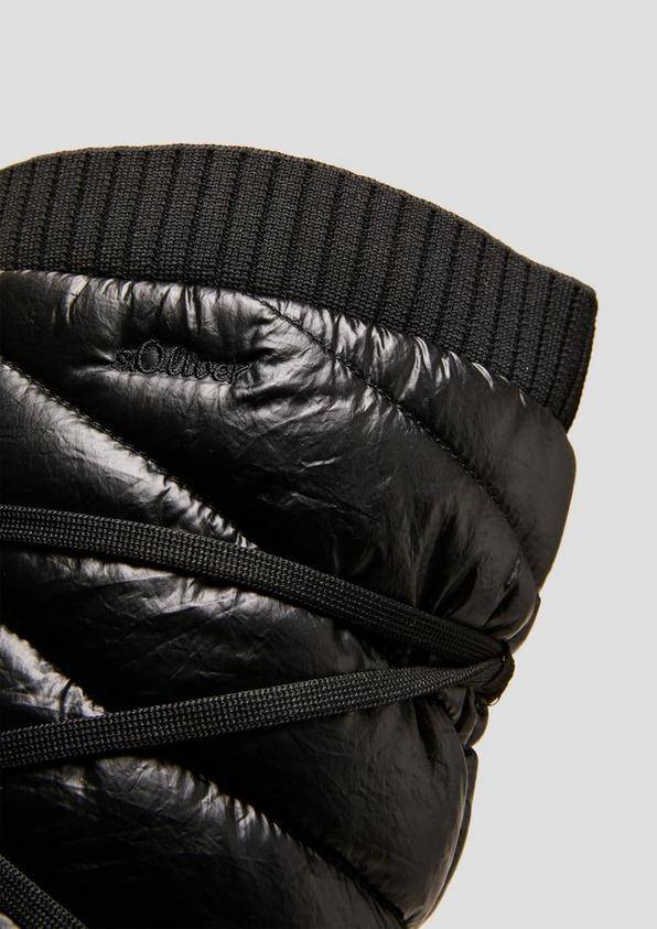 s.Oliver Gefütterte Tex-Stiefel in glänzender Optik