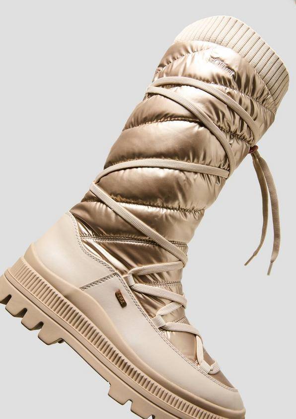 s.Oliver Gefütterte Tex-Stiefel in glänzender Optik