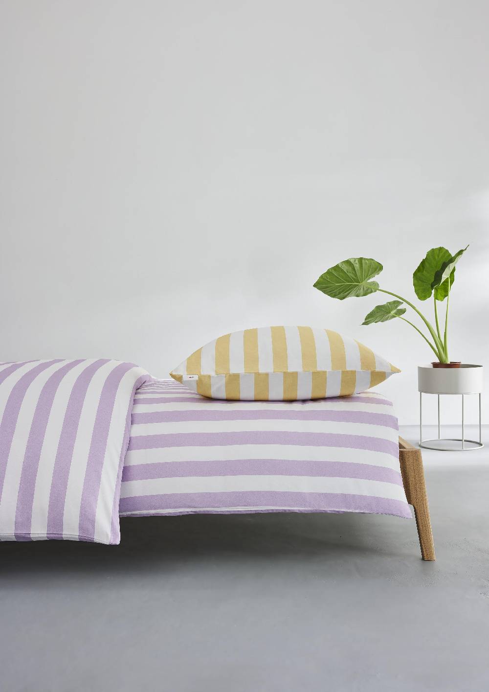 S.Oliver Gestreifte Bettwäsche In Colour-Blocking-Optik