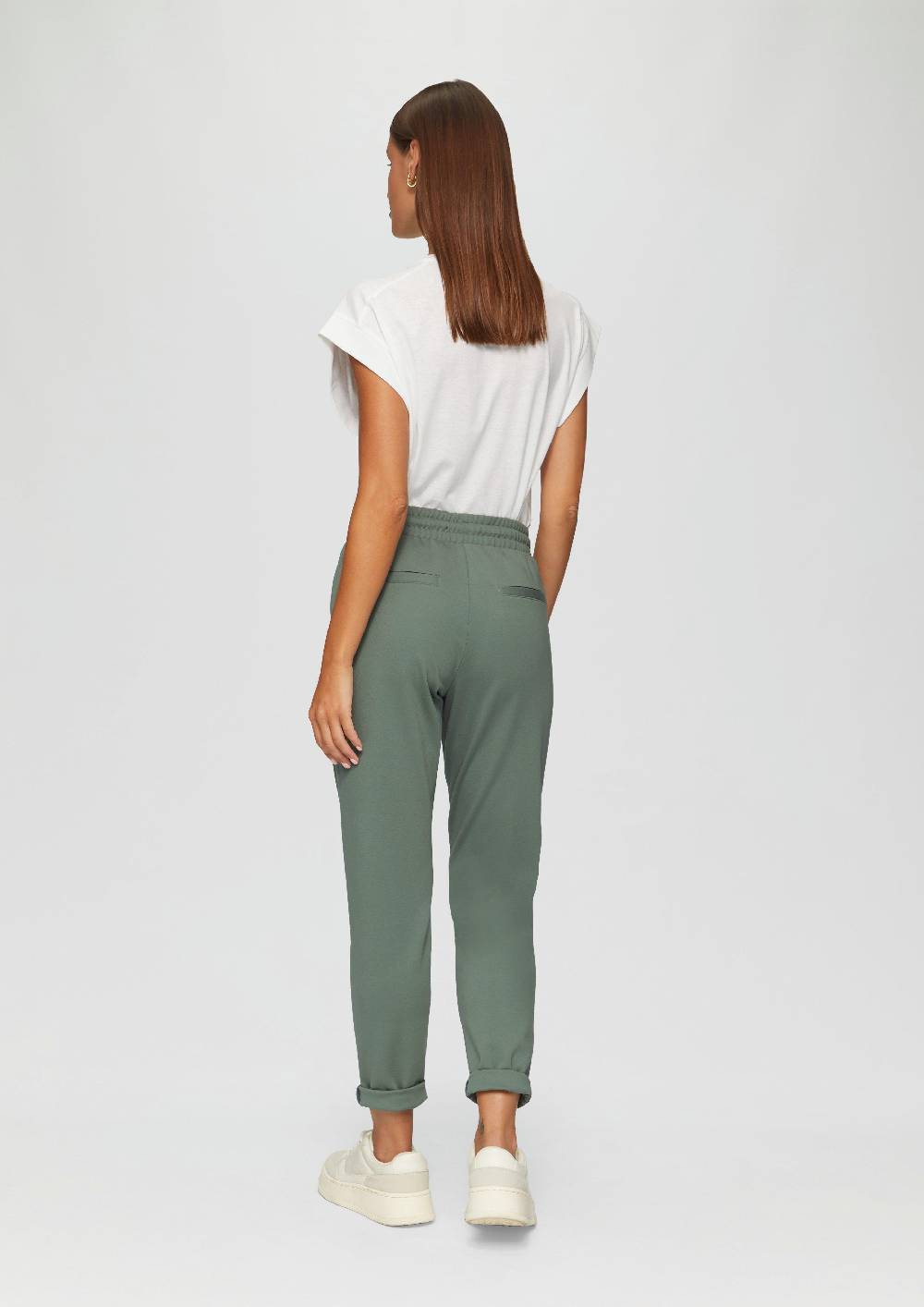 S.Oliver Hose Aus Interlock-Jersey Mit Schmal Zulaufendem Bein