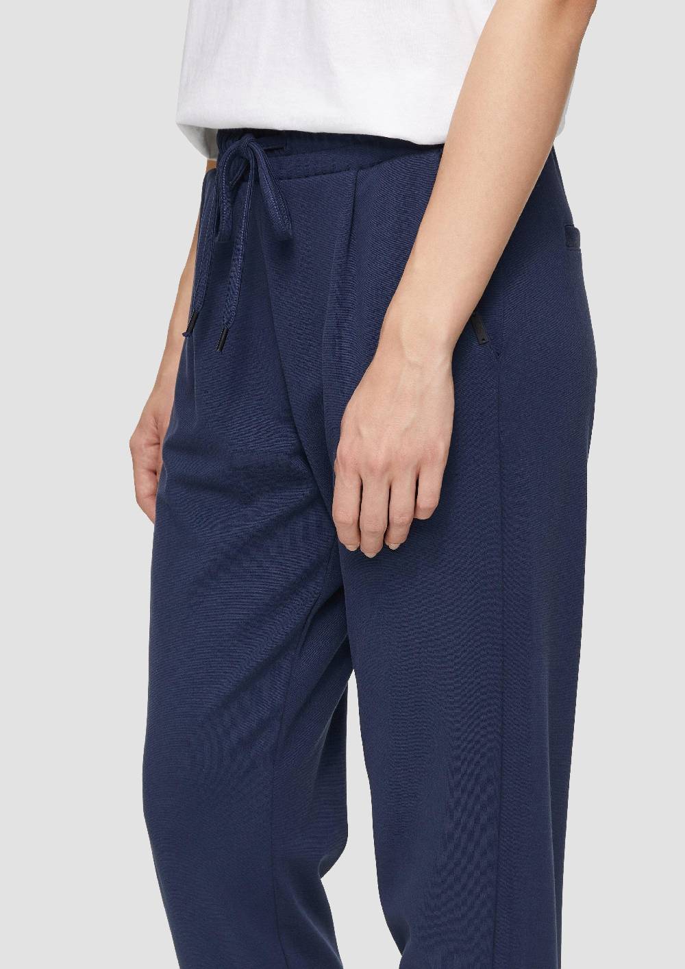 S.Oliver Hose Aus Interlock-Jersey Mit Schmal Zulaufendem Bein