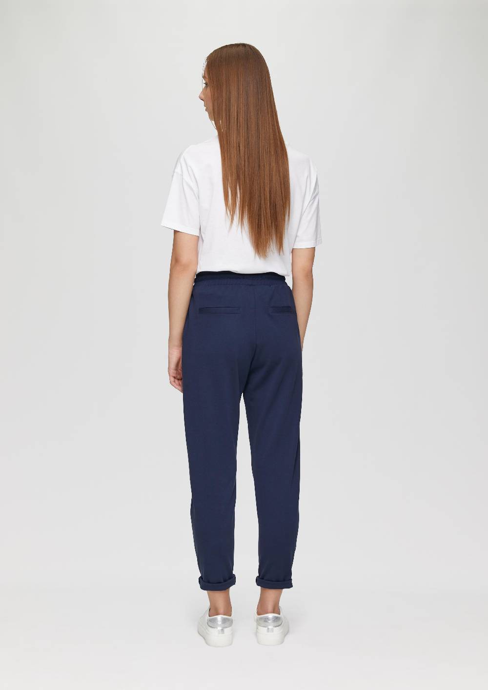 S.Oliver Hose Aus Interlock-Jersey Mit Schmal Zulaufendem Bein