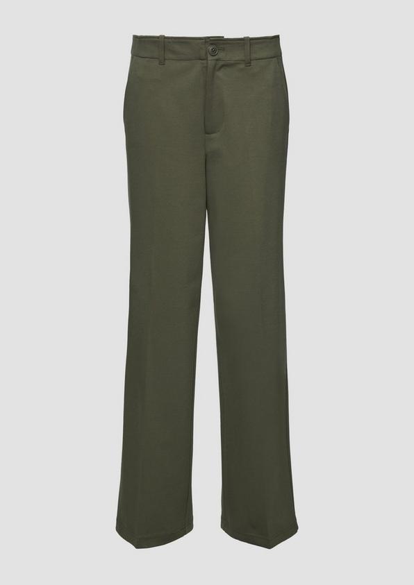 s.Oliver Hose aus Interlockjersey mit Twillstruktur und Wide Leg