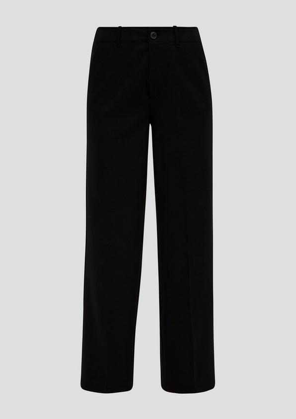 s.Oliver Hose aus Interlockjersey mit Twillstruktur und Wide Leg