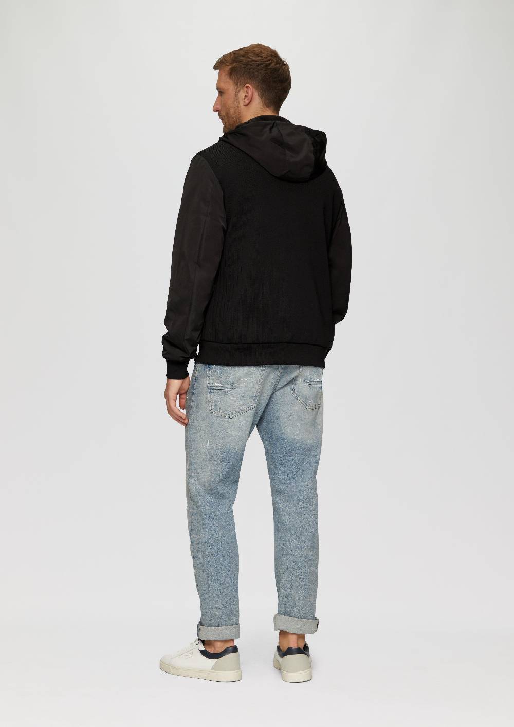 S.Oliver Jacke Mit Innovativem Materialmix Und Kapuze