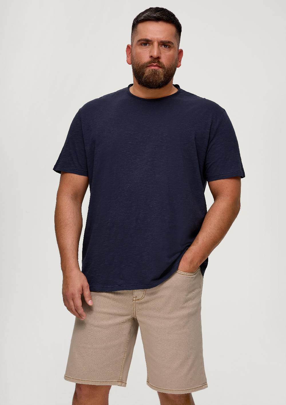 S.Oliver Jeans-Bermuda Casby / Relaxed Fit / Mid Rise / Straight Leg