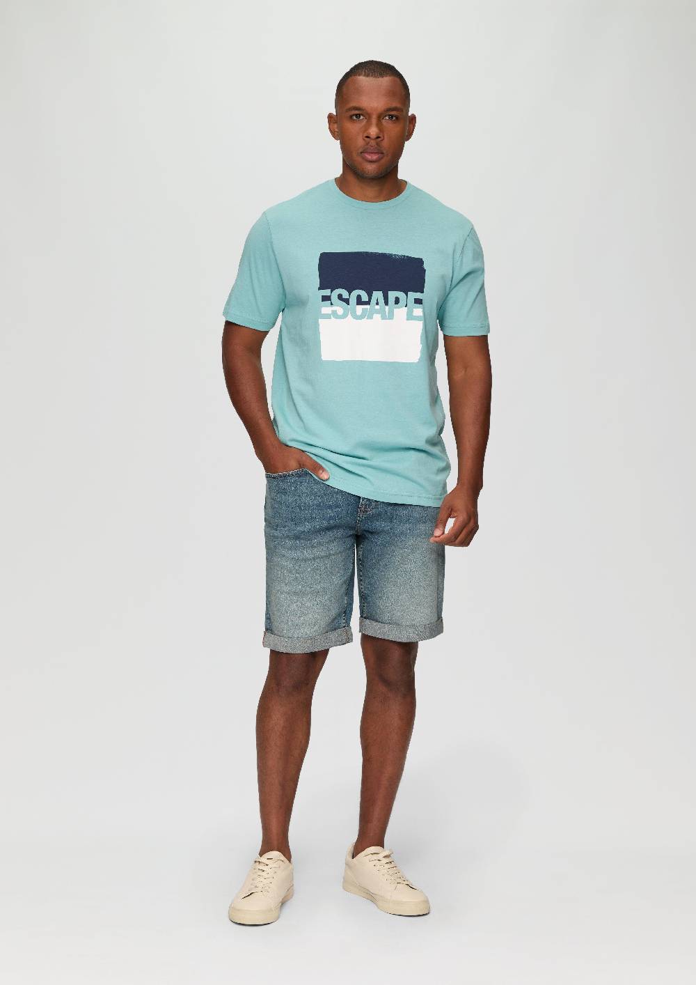 S.Oliver Jeans-Bermuda John / Regular Fit / Mid Rise / Im Used-Look