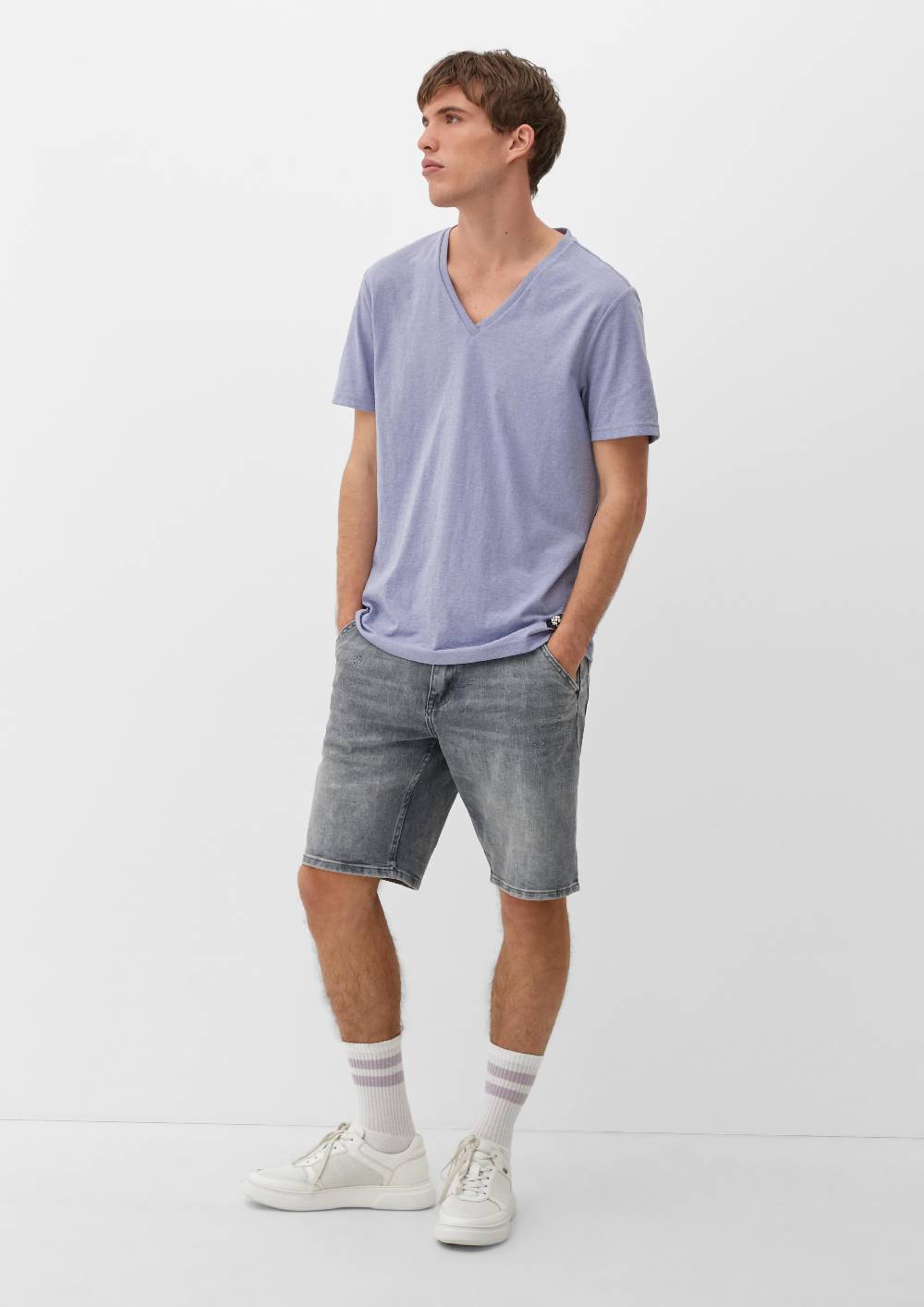 S.Oliver Jeans-Bermuda John / Regular Fit / Mid Rise / Straight Leg