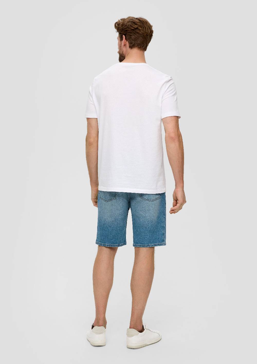 S.Oliver Jeans-Bermuda / Regular Fit / High Rise / Straight Leg