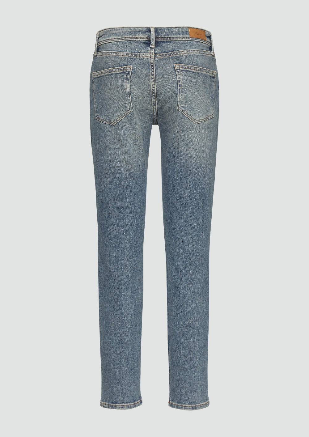 S.Oliver Jeans Betsy / Slim Fit / Mid Rise / Slim Leg / Mit Seitlichem Nahtdetail