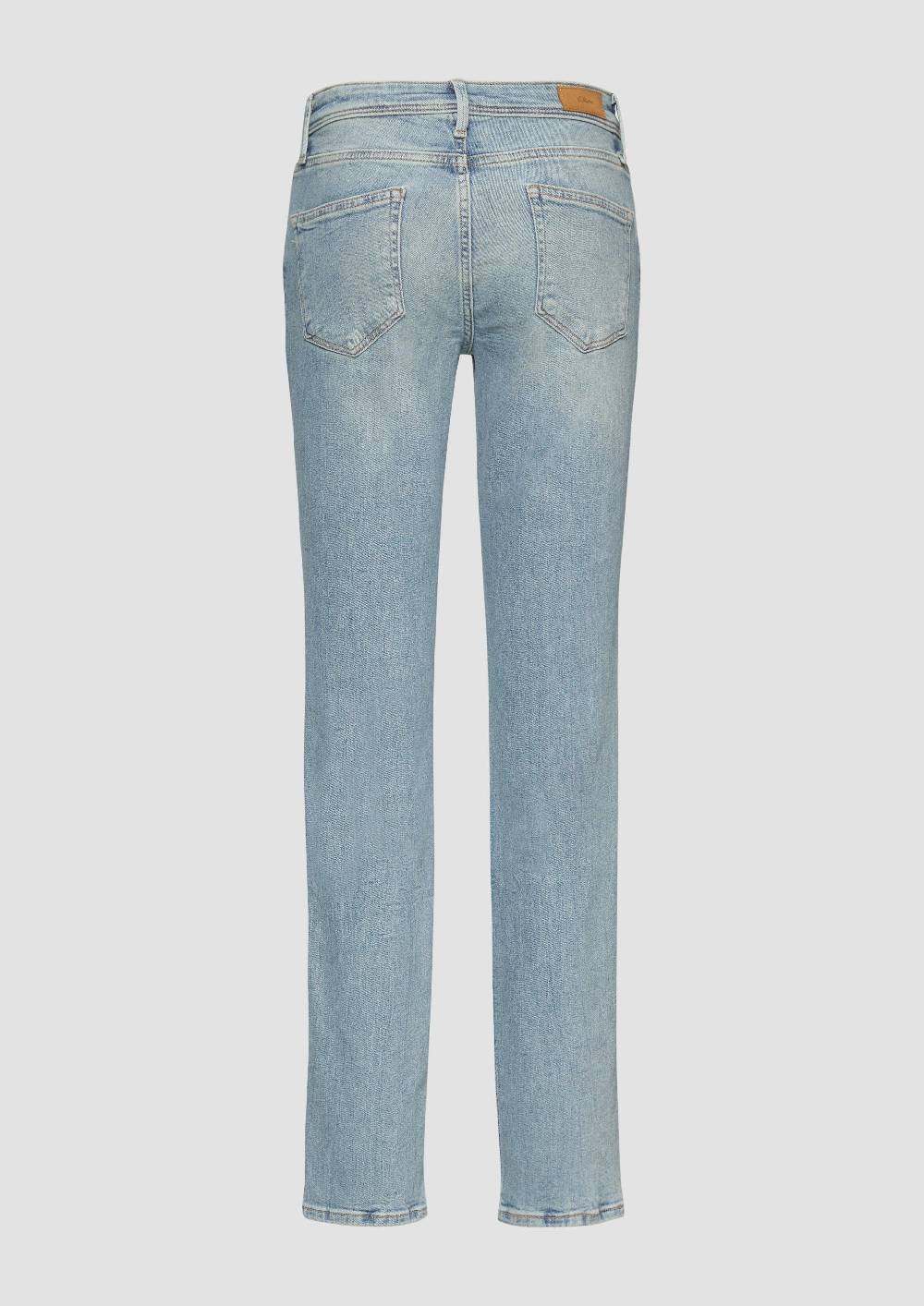 S.Oliver Jeans Betsy / Slim Fit / Mid Rise / Slim Leg / Mit Seitlichem Nahtdetail