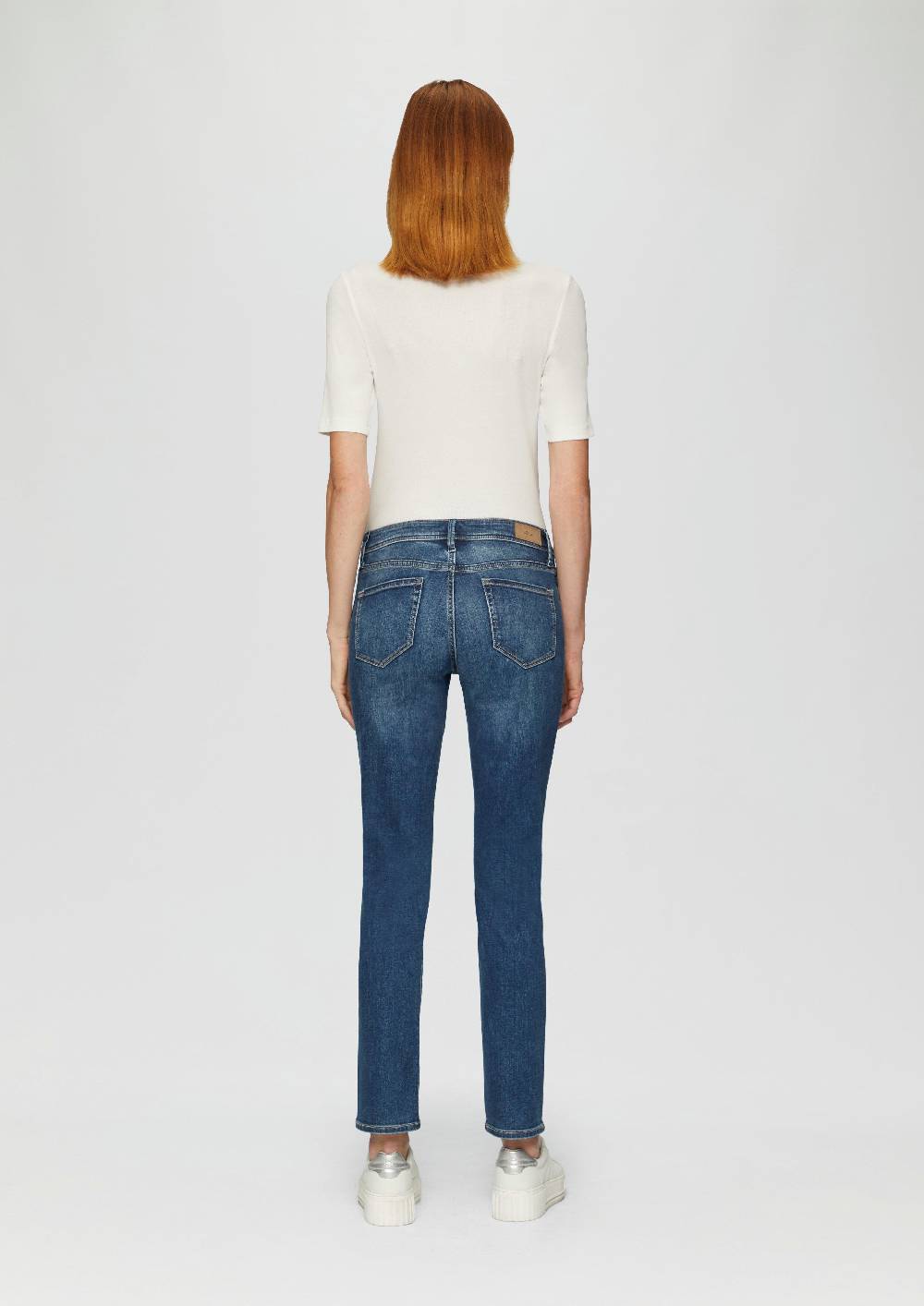 S.Oliver Jeans Betsy / Slim Fit / Mid Rise / Slim Leg / Mit Zipp-Detail