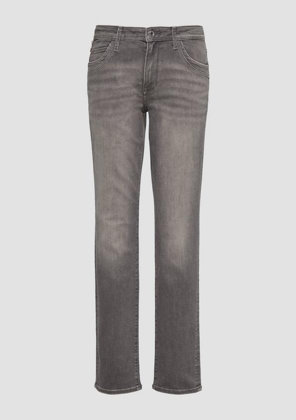 s.Oliver Jeans Betsy / Slim Fit / Mid Rise / Slim Leg / mit Zipp-Detail