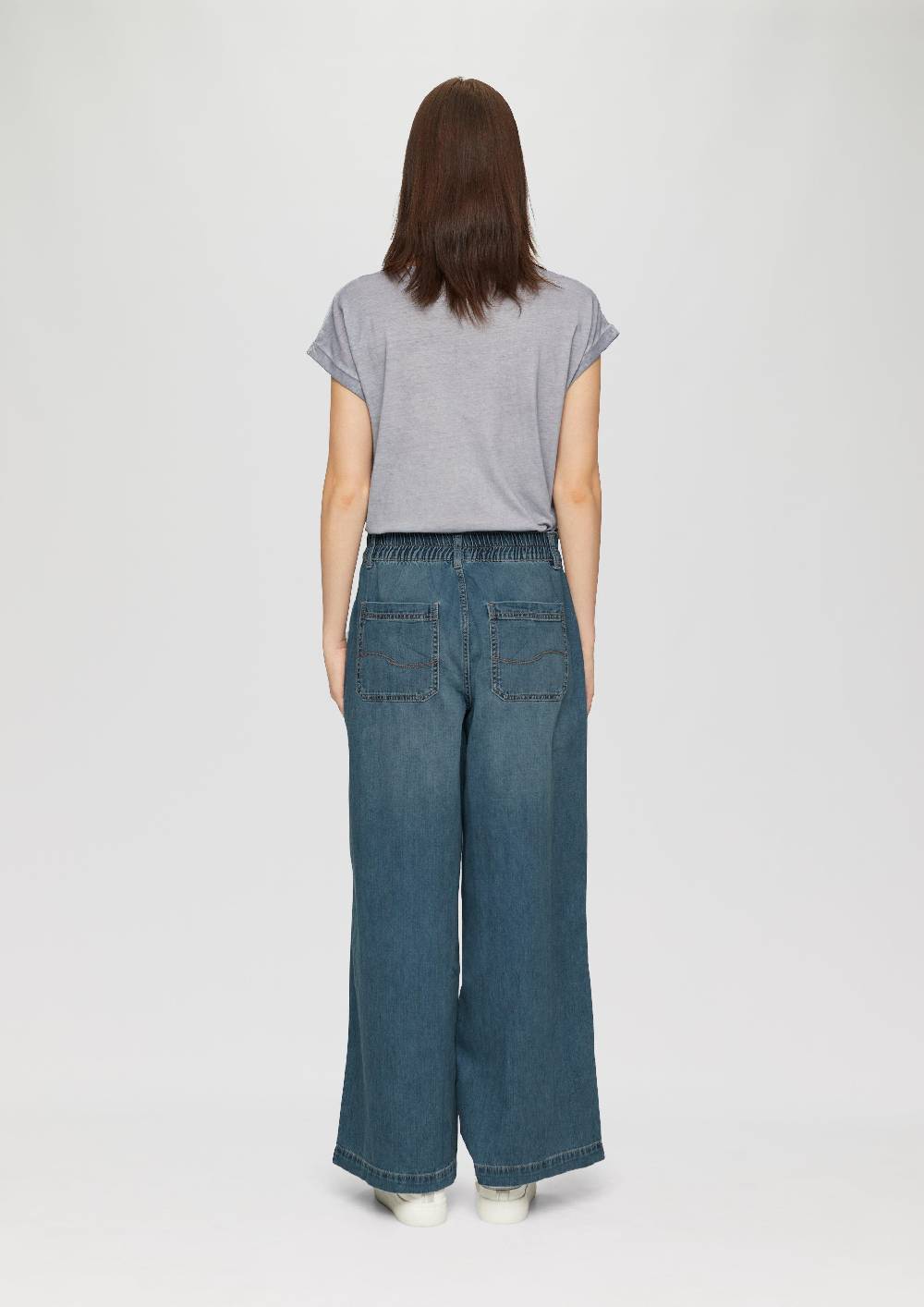 S.Oliver Jeans Catie / Mid Rise / Wide Leg / Mit Elastikbund