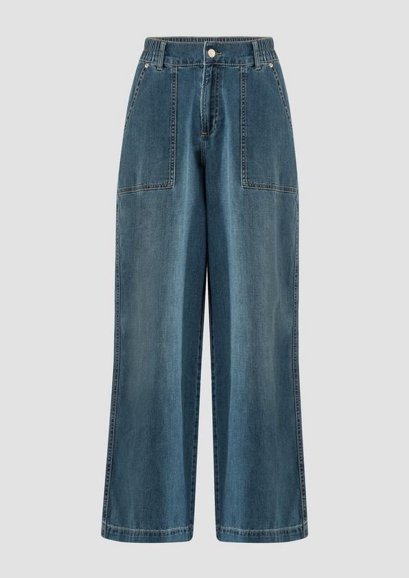 s.Oliver Jeans Catie / Mid Rise / Wide Leg / mit Elastikbund