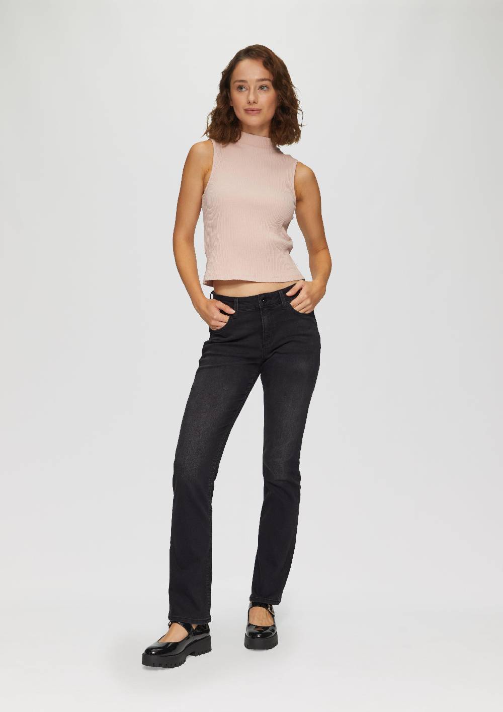 S.Oliver Jeans Catie / Slim Fit / Mid Rise / Straight Leg
