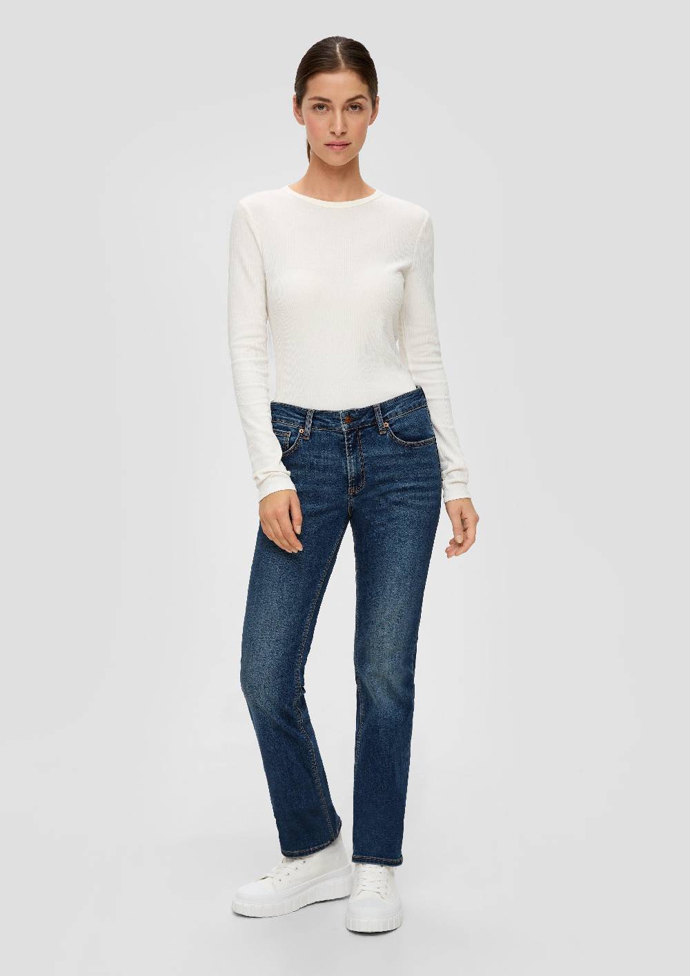 S.Oliver Jeans Catie / Slim Fit / Mid Rise / Straight Leg