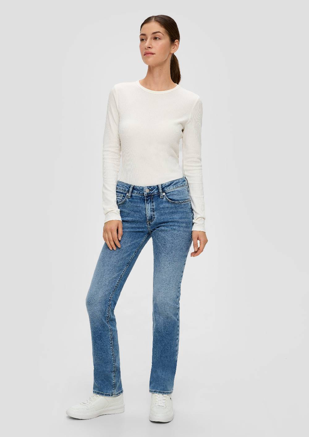 S.Oliver Jeans Catie / Slim Fit / Mid Rise / Straight Leg