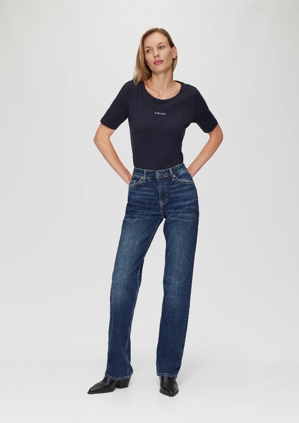 S.Oliver Jeans Karolin / Regular Fit / Mid Rise / Straight Leg