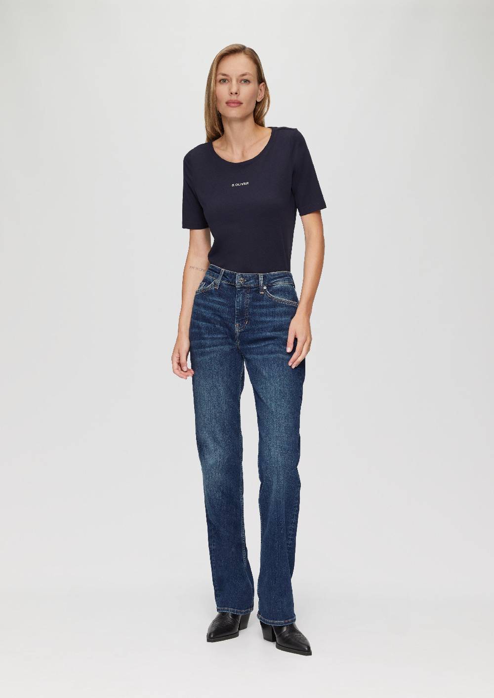 S.Oliver Jeans Karolin / Regular Fit / Mid Rise / Straight Leg