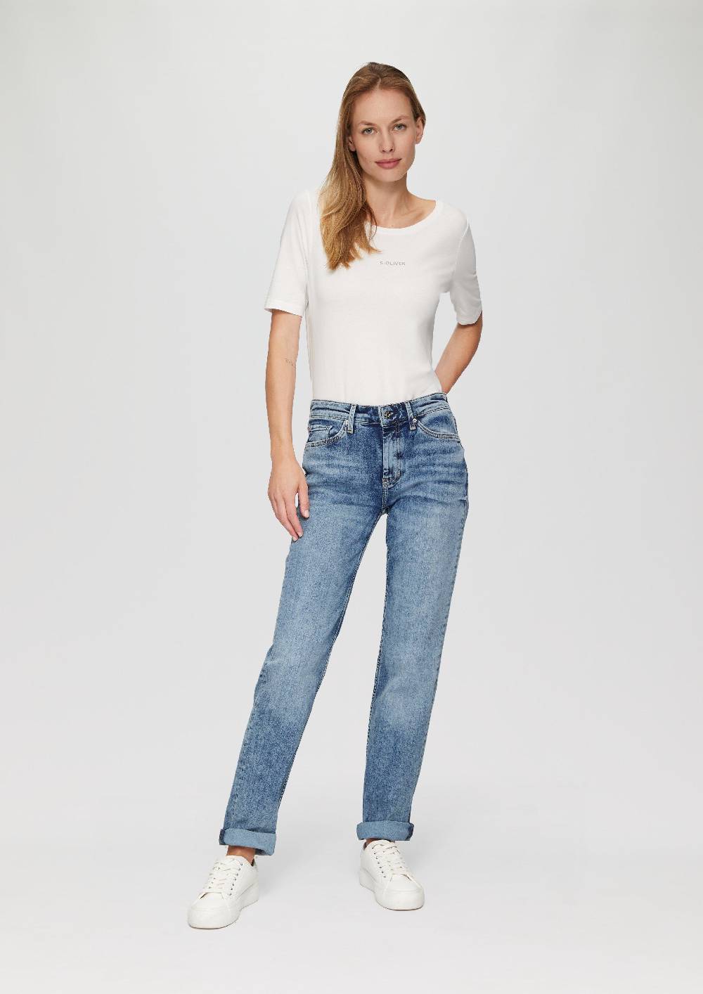 S.Oliver Jeans Karolin / Regular Fit / Mid Rise / Straight Leg