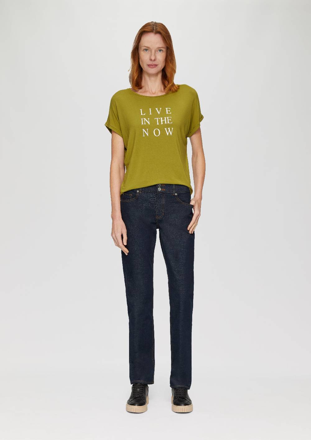 S.Oliver Jeans Karolin / Regular Fit / Mid Rise / Straight Leg / Rinse Wash