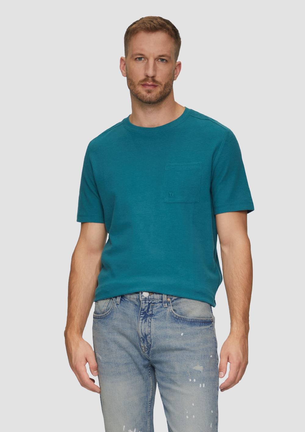 S.Oliver Jeans / Regular Fit / Mid Rise / Straight Leg / Mit Colour-Spots