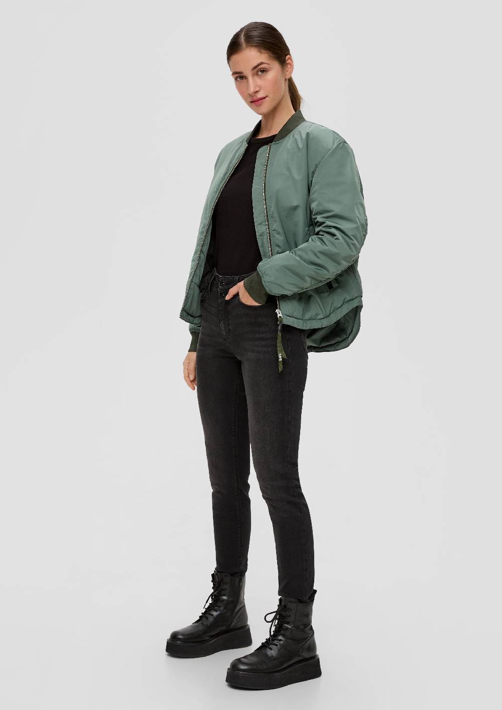 S.Oliver Jeans Sadie / Skinny Fit / High Rise / Skinny Leg / 2 Knöpfe