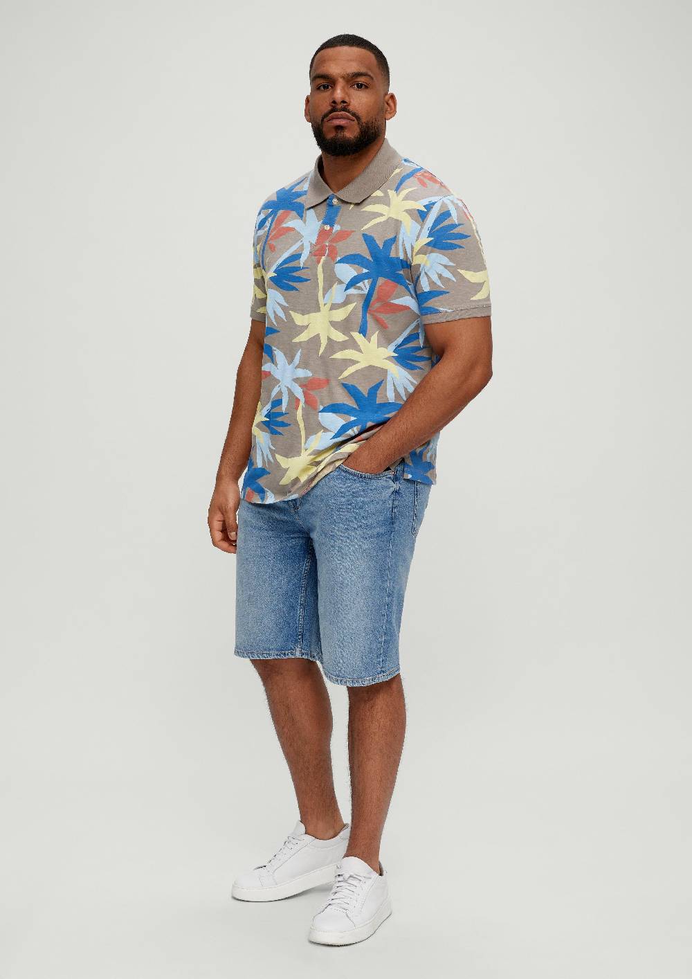 S.Oliver Jeans-Shorts Casby / Relaxed Fit / Mid Rise / Straight Leg