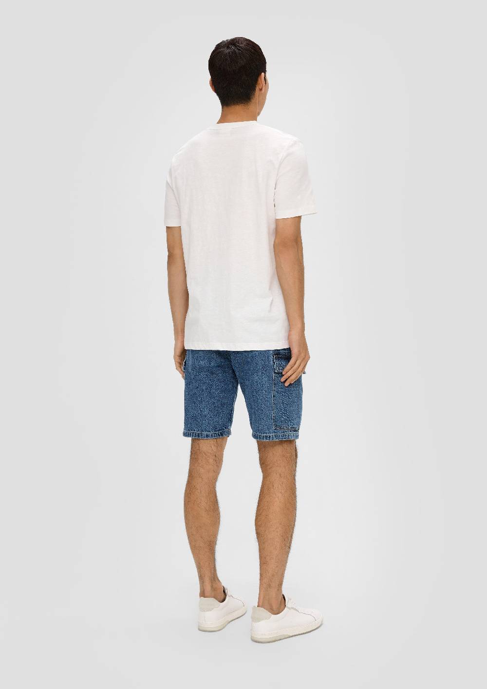 S.Oliver Jeans-Shorts / High Rise / Cargo-Taschen / Aus Reiner Baumwolle