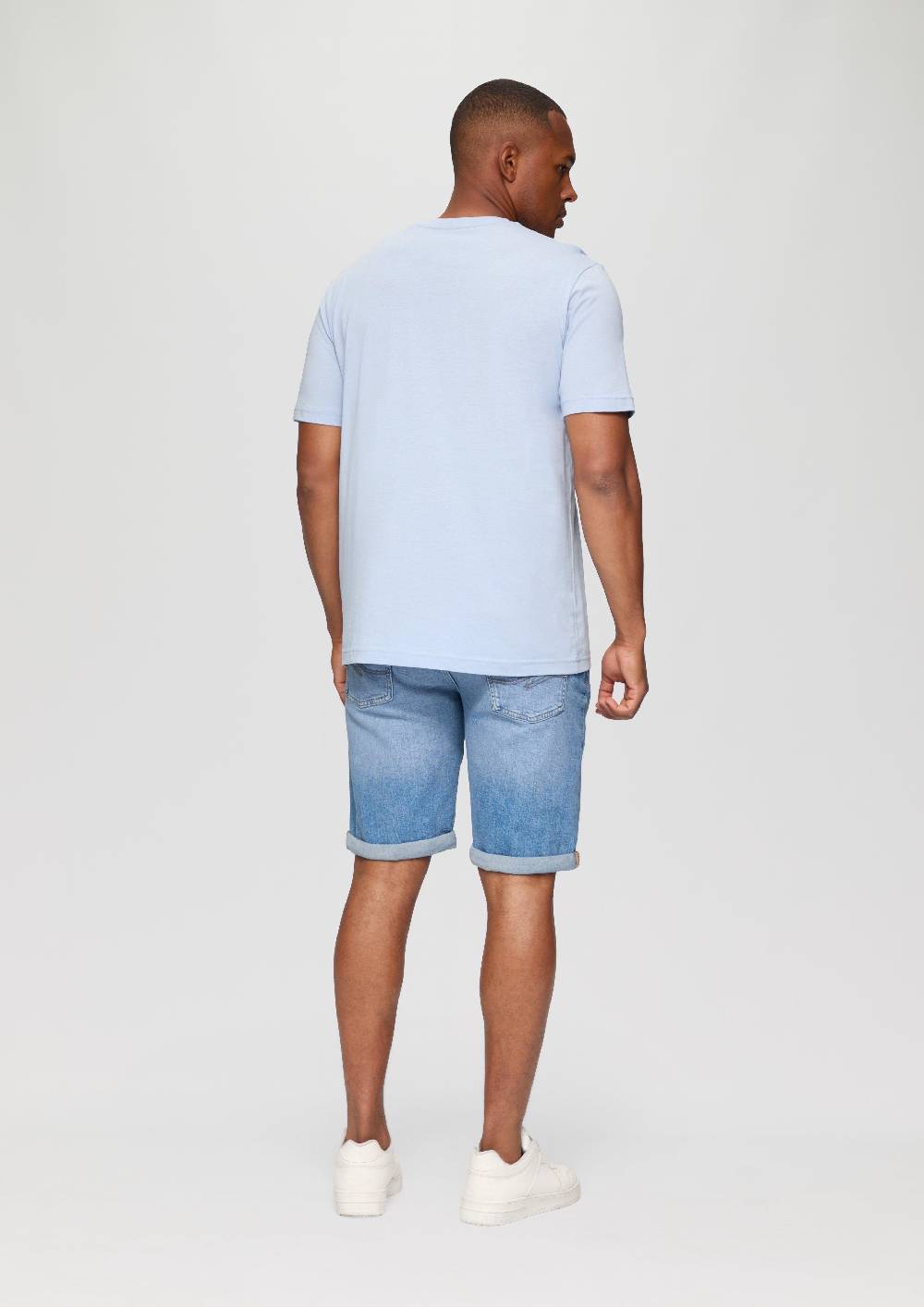 S.Oliver Jeans-Shorts John / Regular Fit / Mid Rise / Fixierter Umschlag Am Bein