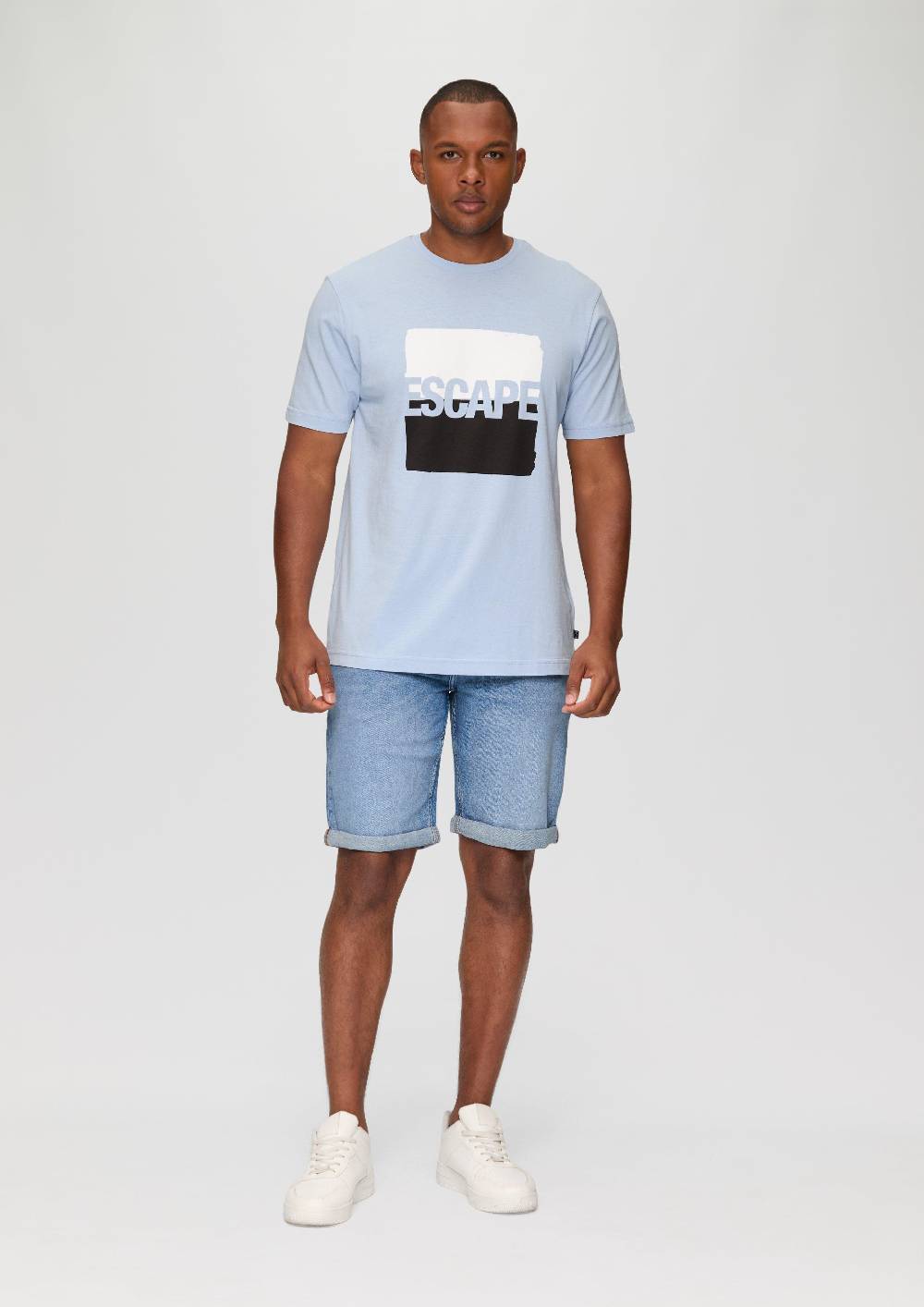 S.Oliver Jeans-Shorts John / Regular Fit / Mid Rise / Fixierter Umschlag Am Bein