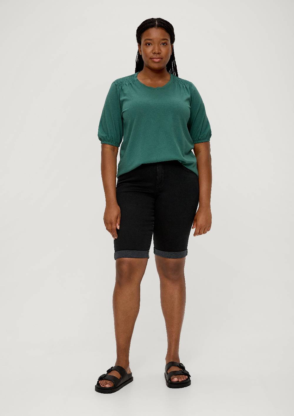 S.Oliver Jeans-Shorts / Regular Fit / Mid Rise / Slim Leg