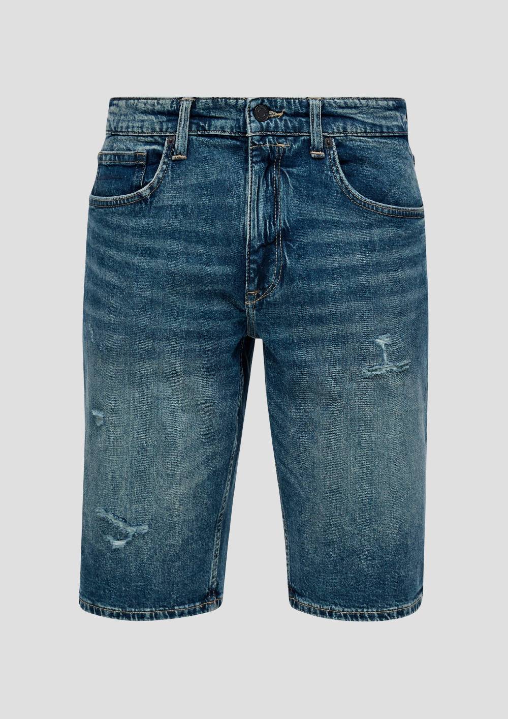 S.Oliver Jeans-Shorts / Regular Fit / Mid Rise / Straight Leg