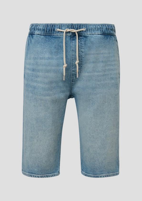 s.Oliver Jeans-Shorts / Regular Fit / Mid Rise / Straight Leg / mit Elastikbund