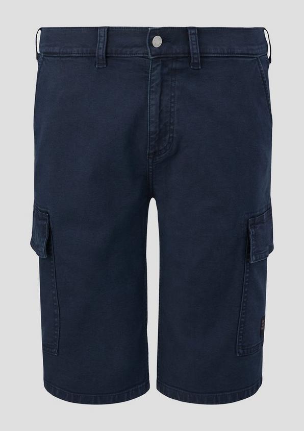 s.Oliver Jeans-Shorts / Relaxed Fit / High Rise / Straight Leg / Cargotaschen