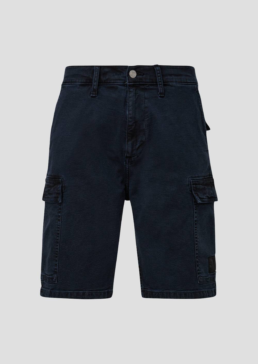 S.Oliver Jeans-Shorts / Straight Leg / High Rise / Cargotaschen