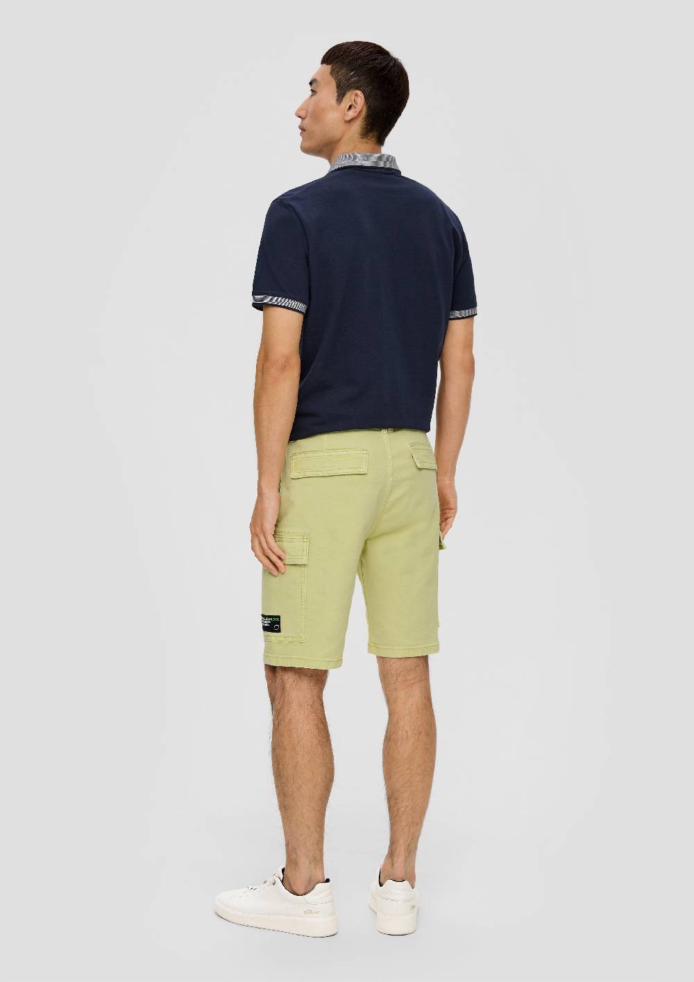 S.Oliver Jeans-Shorts / Straight Leg / High Rise / Cargotaschen