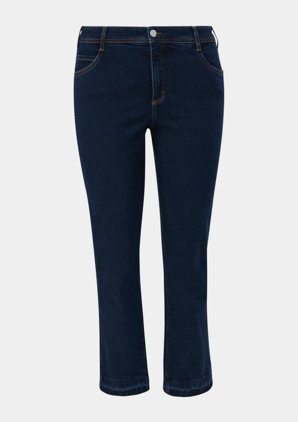 s.Oliver Jeans / Slim Fit / Mid Rise / Straight Leg / gefärbte Nähte
