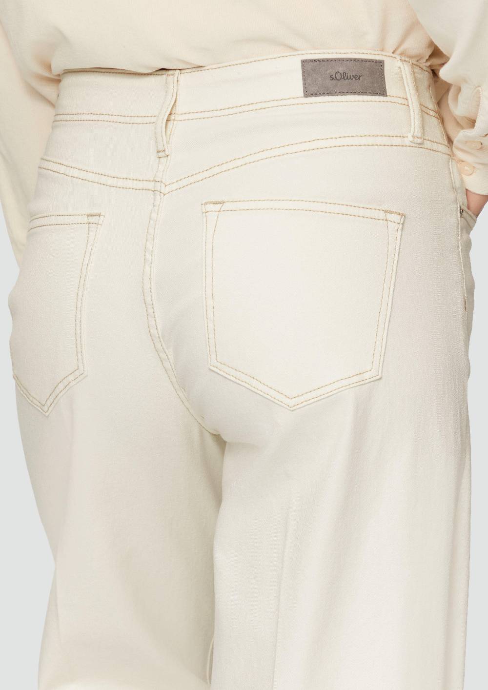 S.Oliver Jeans Suri / Regular Fit / Mid Rise / Wide Leg / Undyed Denim