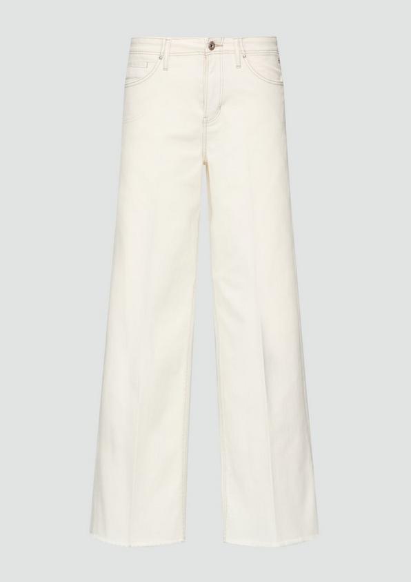 s.Oliver Jeans Suri / Regular Fit / Mid Rise / Wide Leg / Undyed Denim