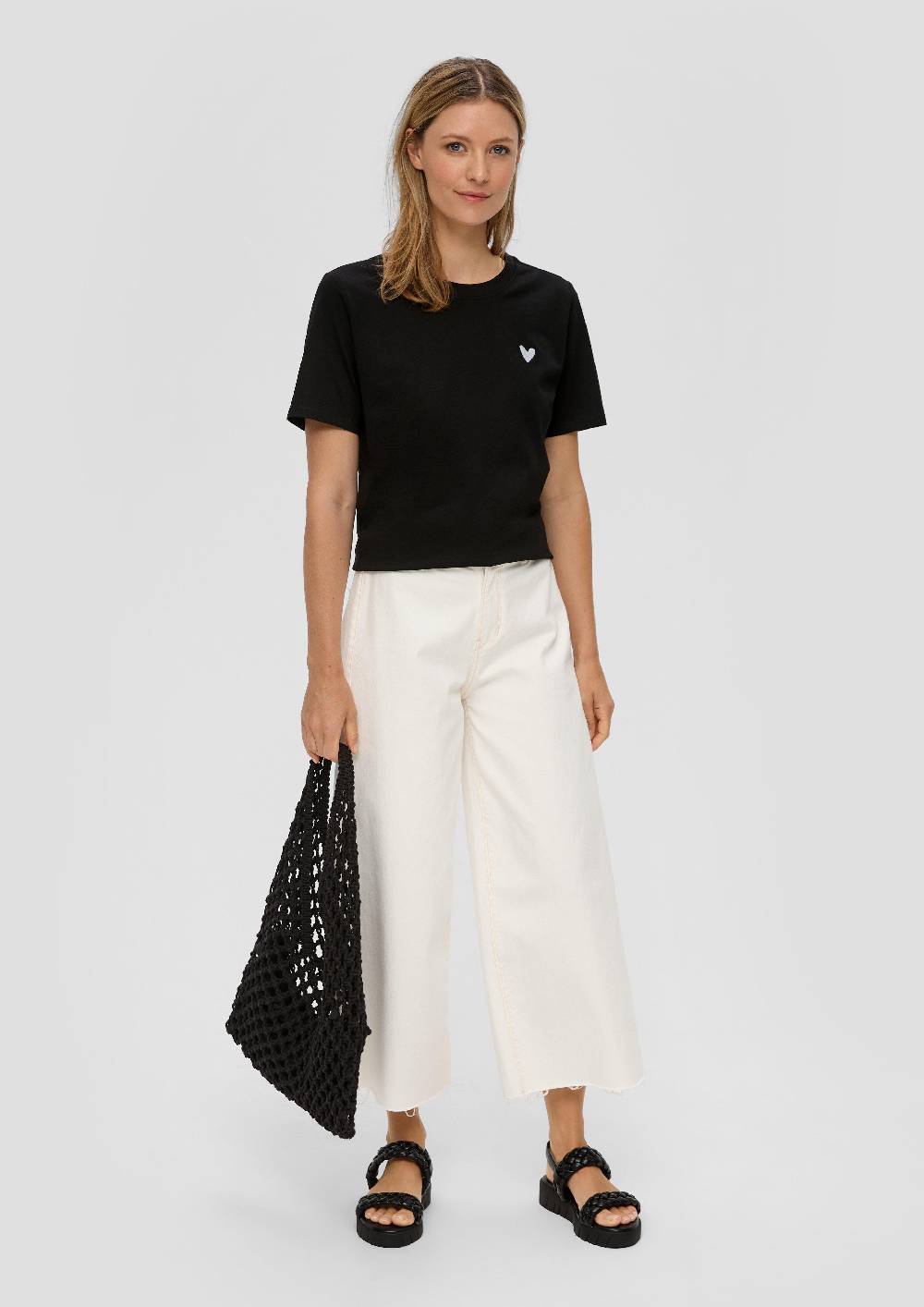 S.Oliver Jersey-Shirt Im Relaxed Fit Mit Grafikprint