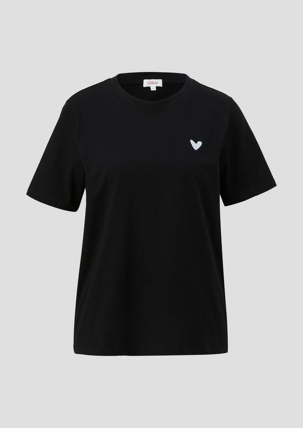 s.Oliver Jersey-Shirt im Relaxed Fit mit Grafikprint