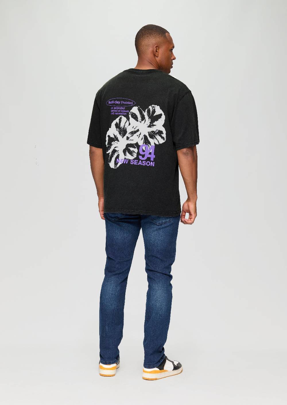 S.Oliver Jerseyshirt Im Loose Fit Mit Front- Und Rückenprint