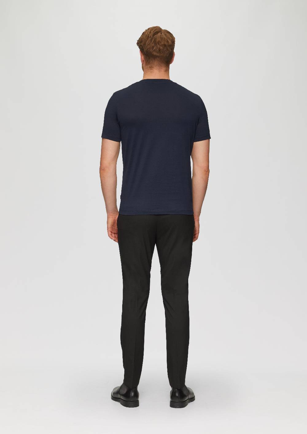 S.Oliver Jerseyshirt Im Slim Fit Aus Merzerisierter Baumwolle